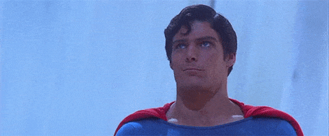 Superman approves gif (courtesy of giphy)